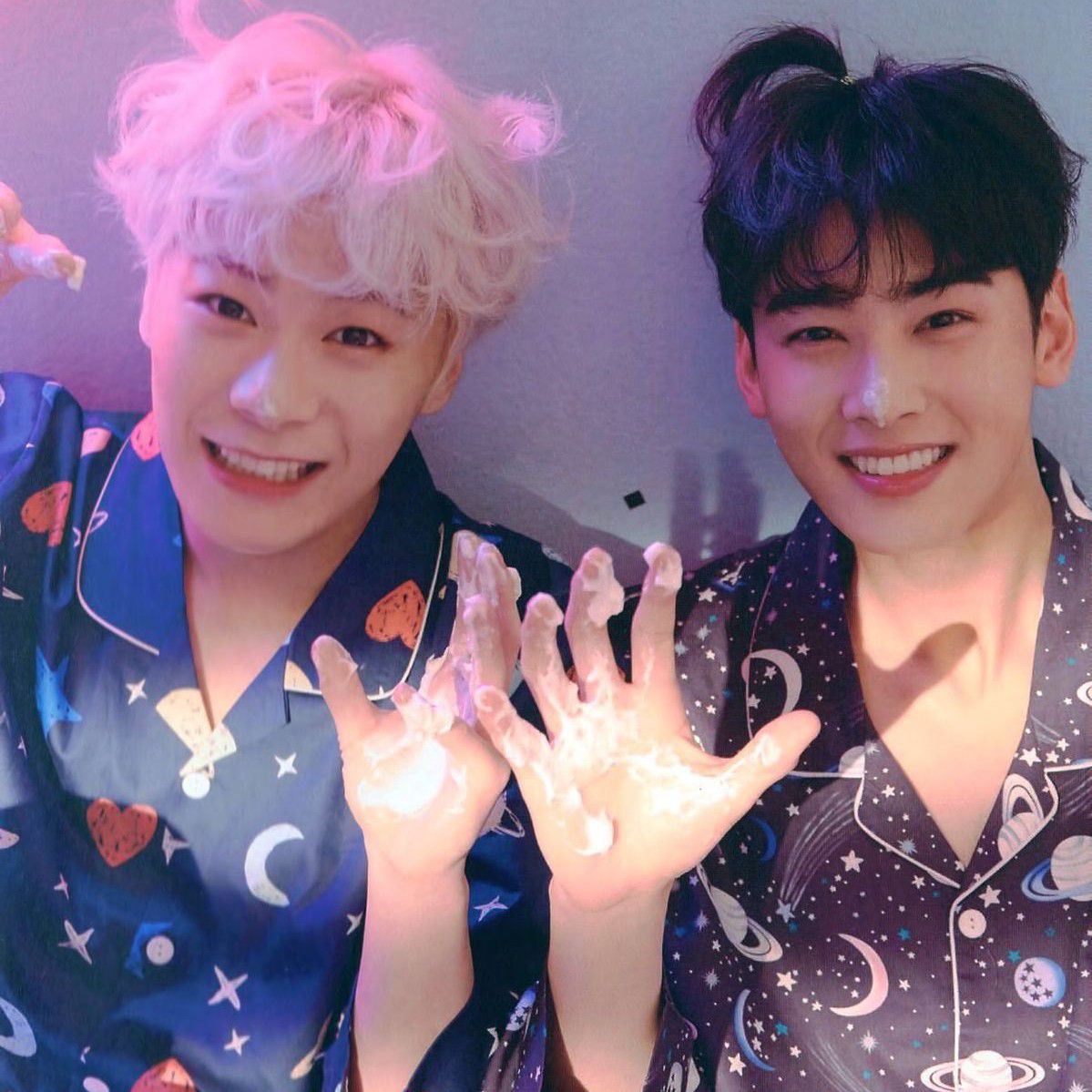 A moment captured by ASTRO's fan