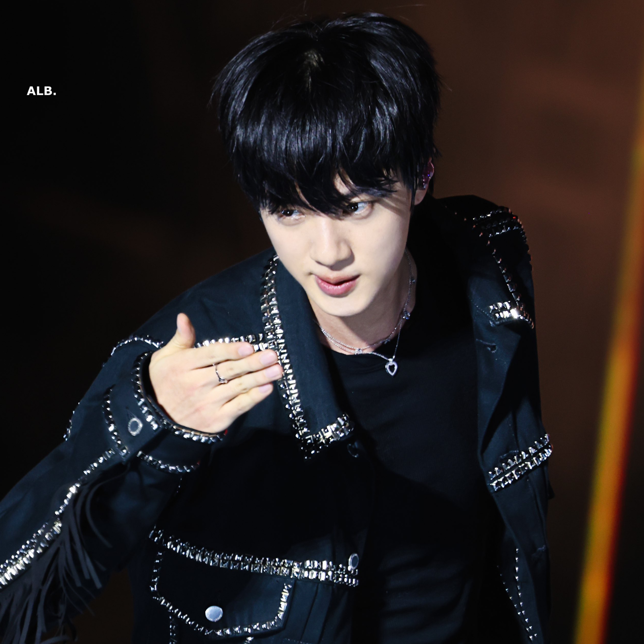 Recent activity shot of Jin (BTS)