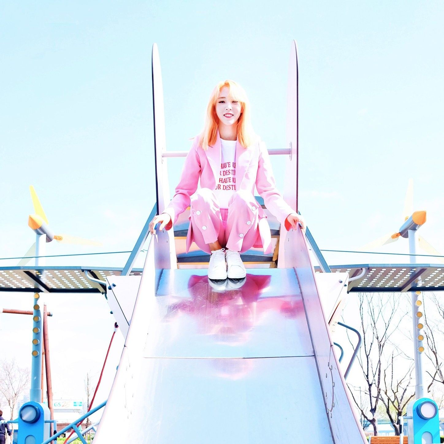 A moment captured by Moonbyul (MAMAMOO)'s fan