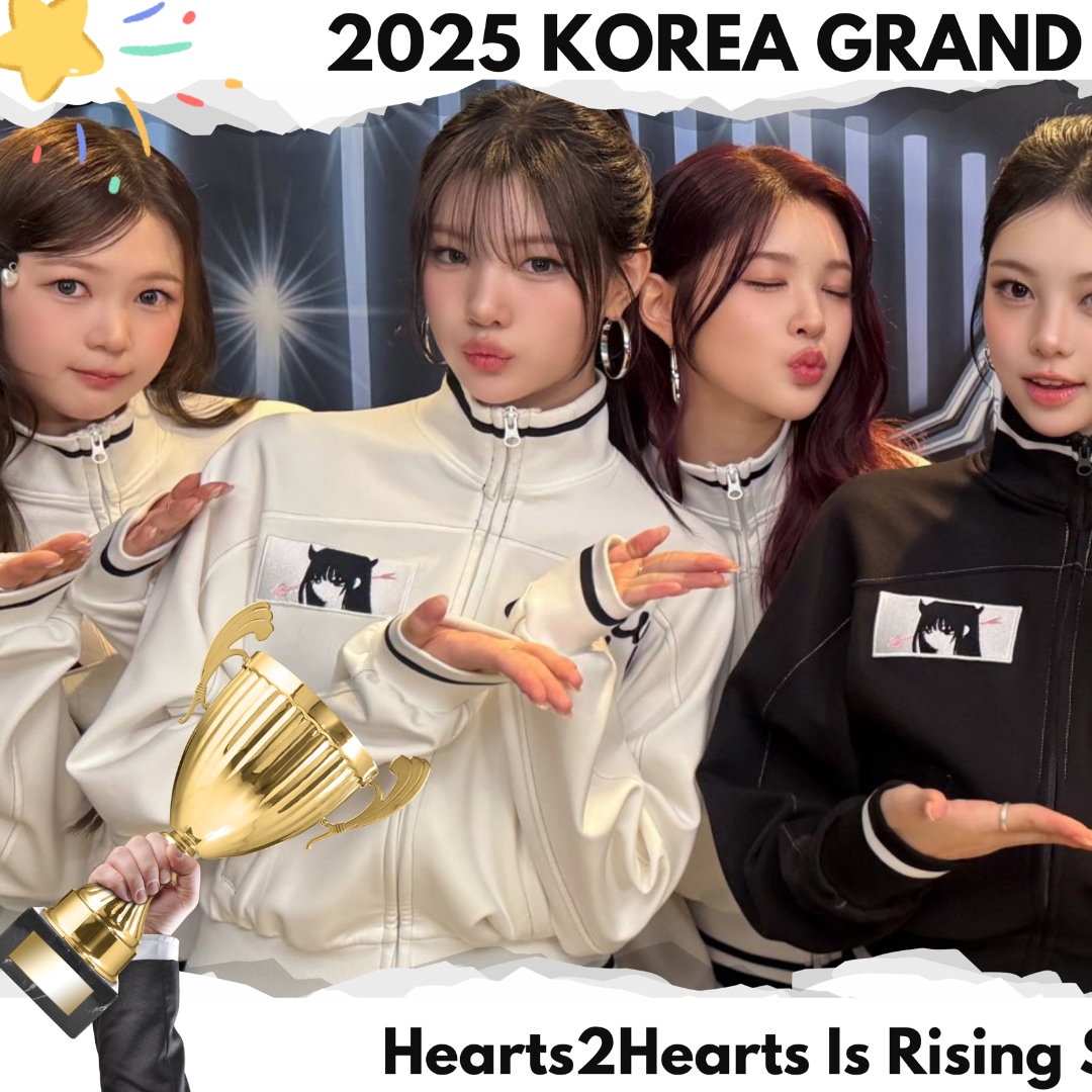 A moment captured by Hearts2Hearts's fan