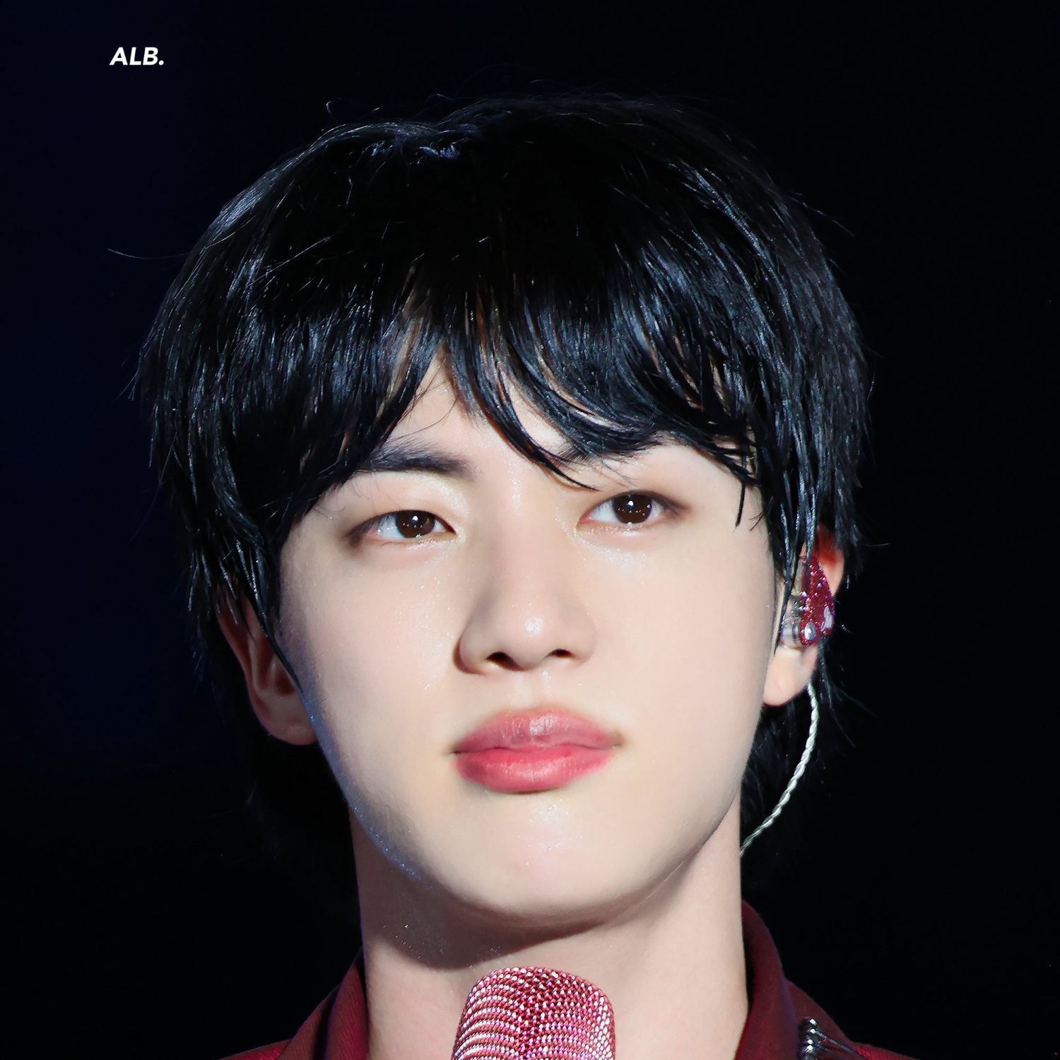 Recent activity shot of Jin (BTS)