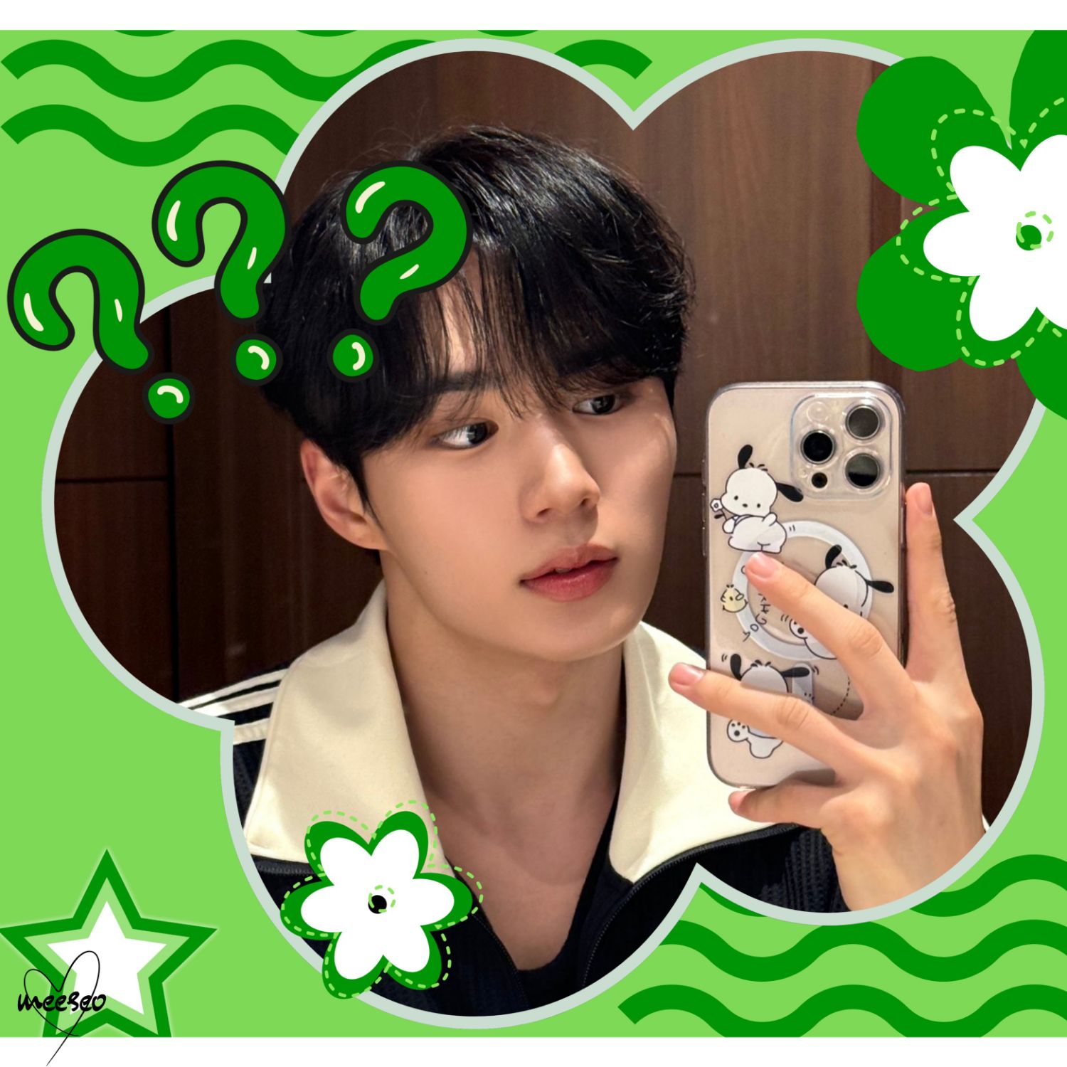 Behind-the-scenes cut of Kim Junseo (ALPHA DRIVE ONE)