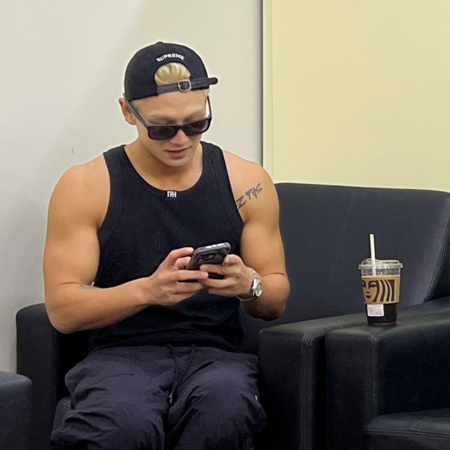 A moment captured by Baekho's fan