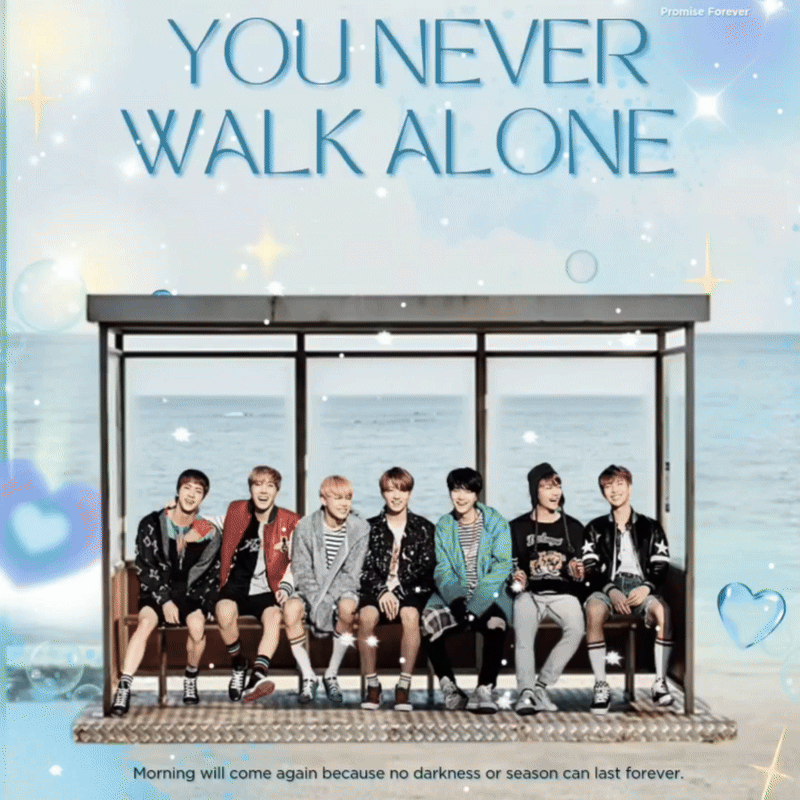 防彈少年團粉絲拍下的瞬間