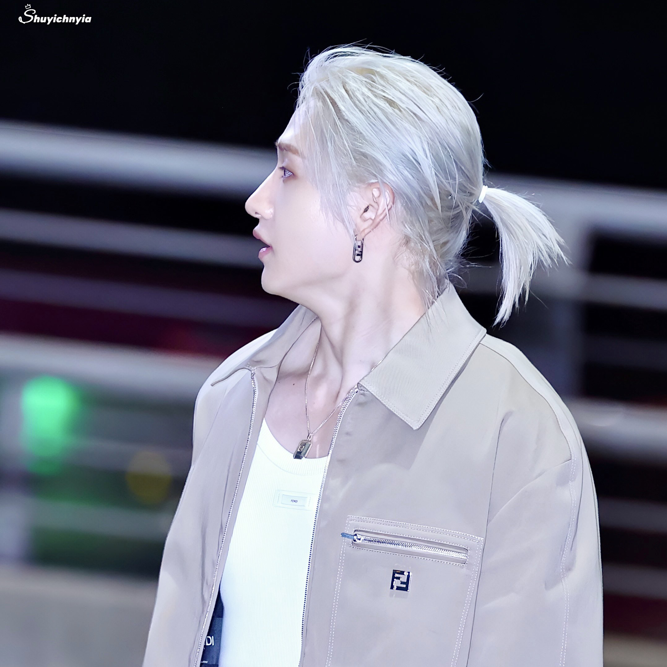 A moment captured by Bang Chan (Stray Kids)'s fan