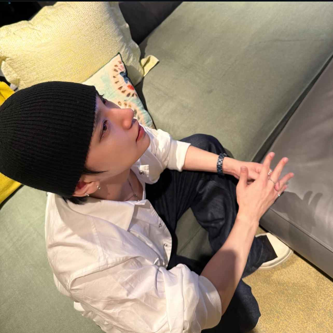 A moment captured by Joshua (SEVENTEEN)'s fan
