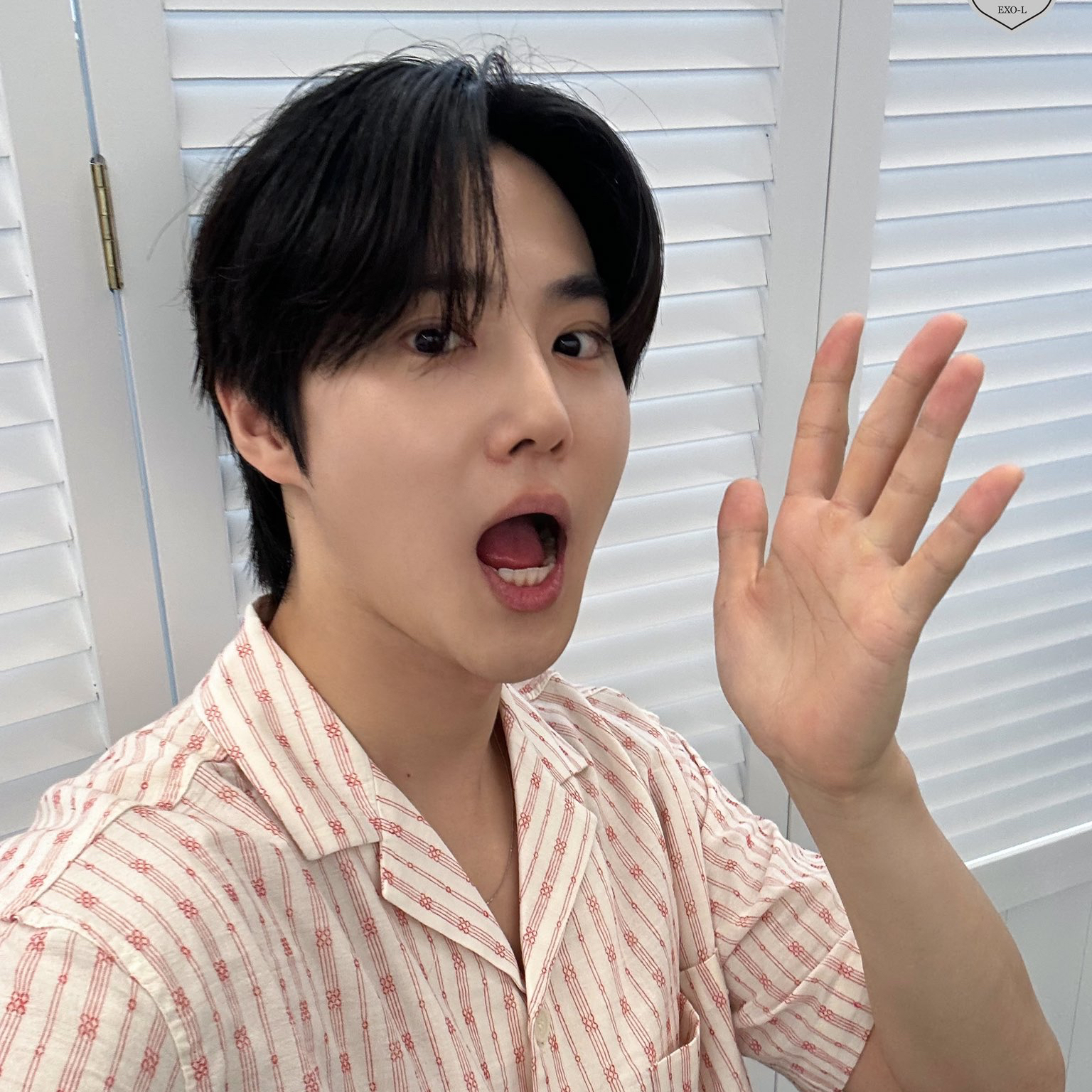 Behind-the-scenes cut of Suho (EXO)