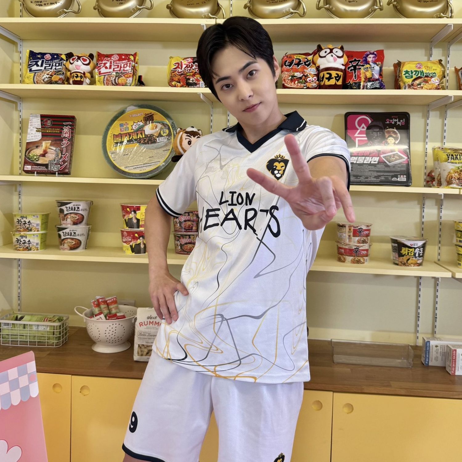 Recent activity shot of Xiumin (EXO)