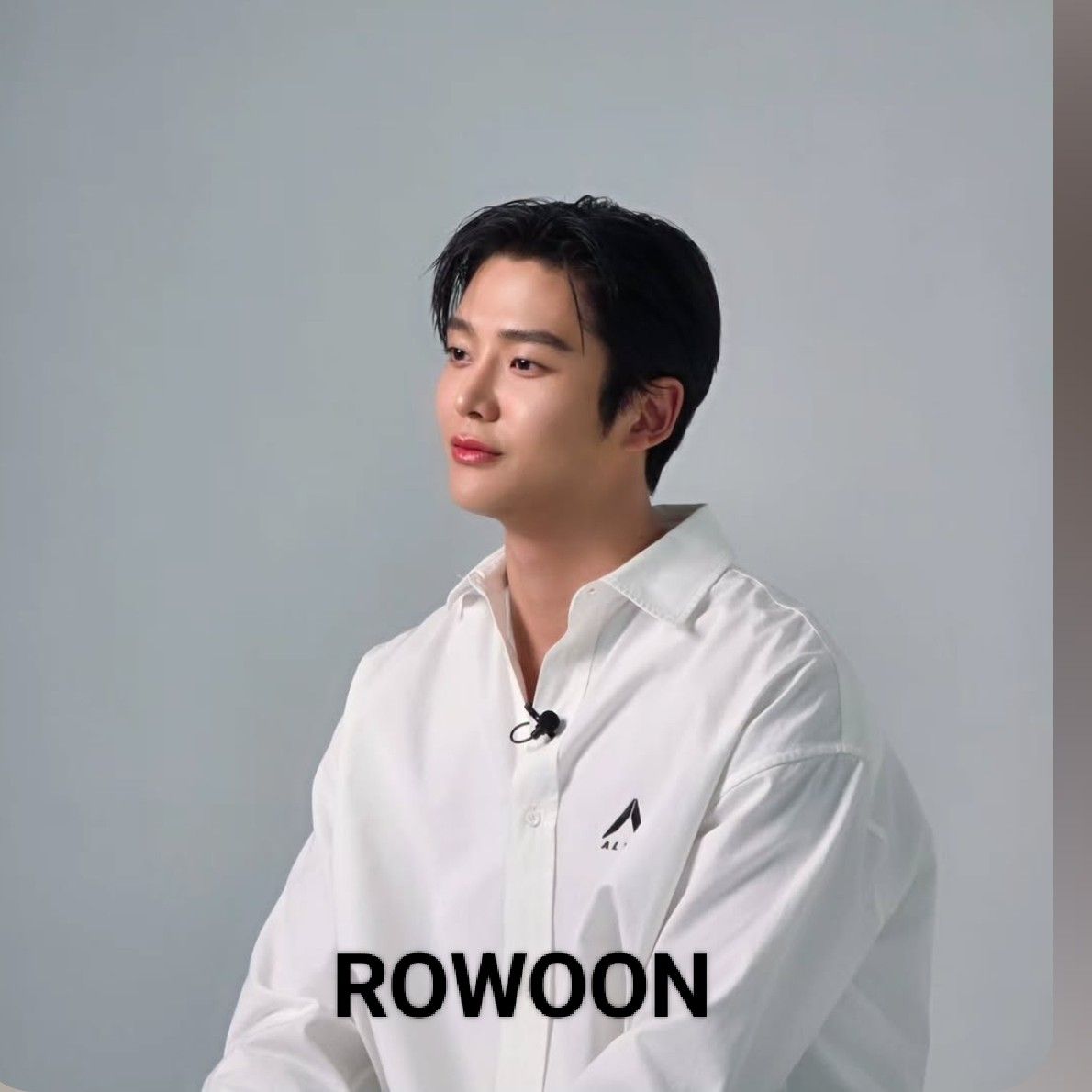 Behind-the-scenes cut of Rowoon