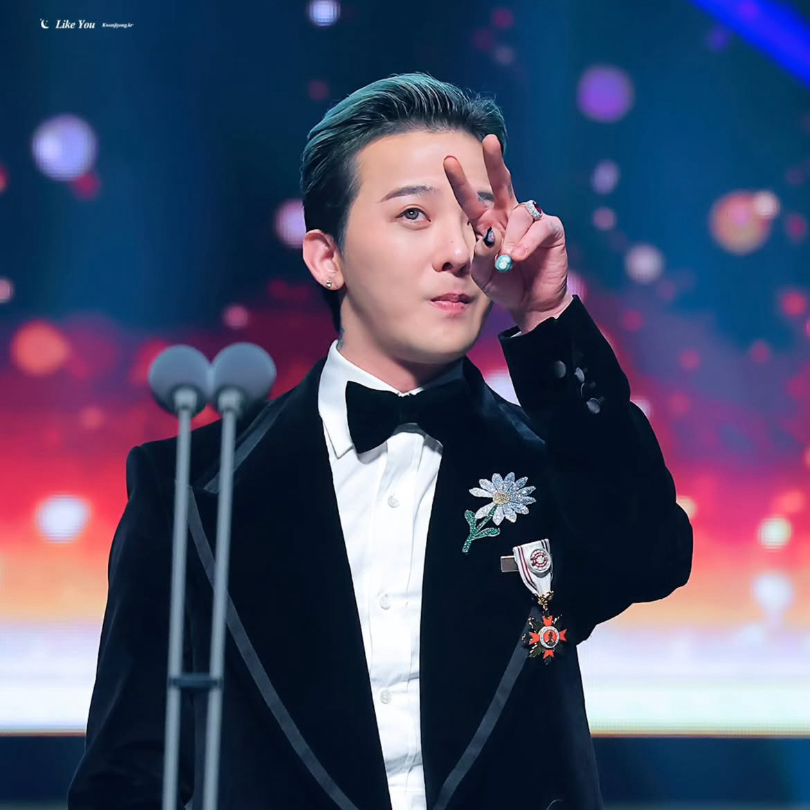 A moment captured by G-DRAGON (BIGBANG)'s fan