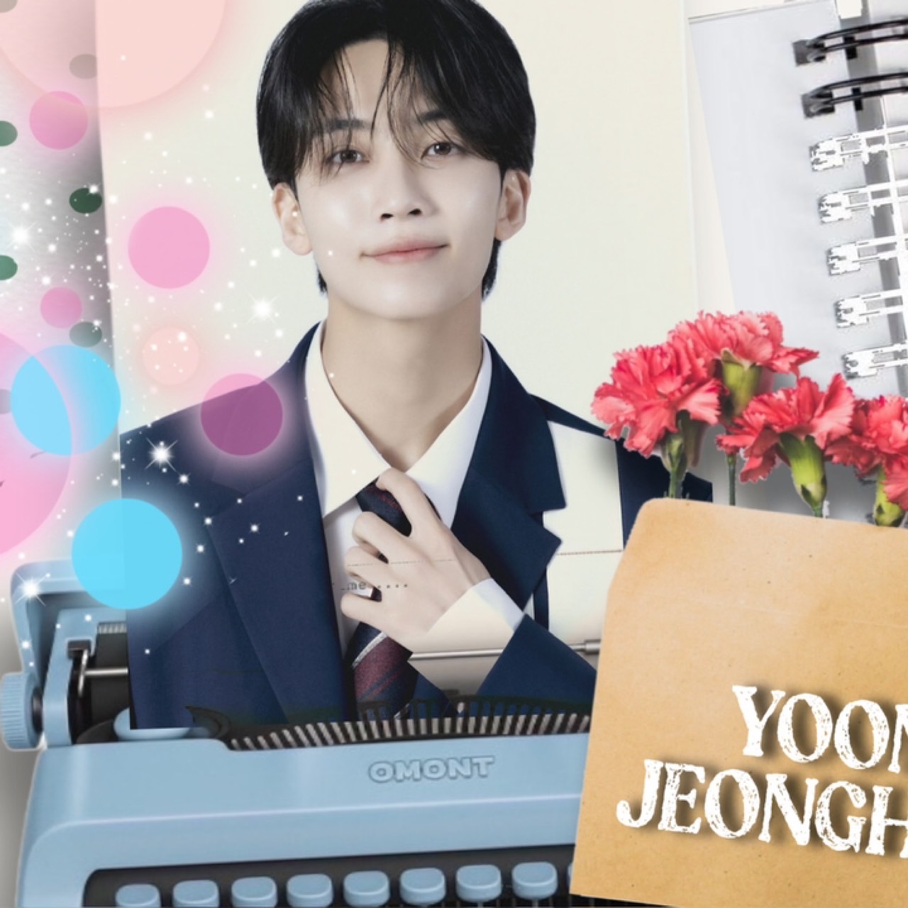 A moment captured by Jeonghan (SEVENTEEN)'s fan