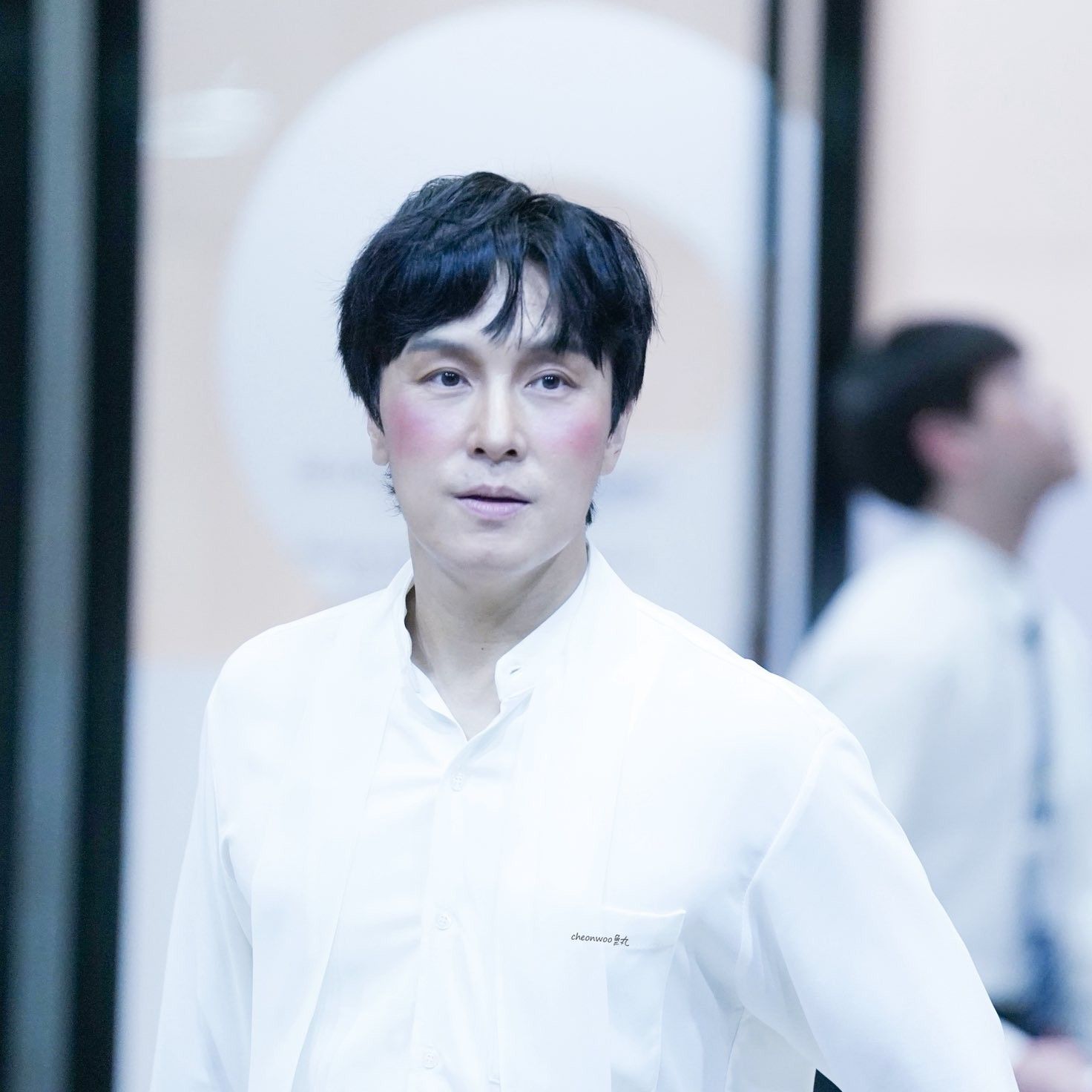 A moment captured by Kim Dongwan (SHINHWA)'s fan