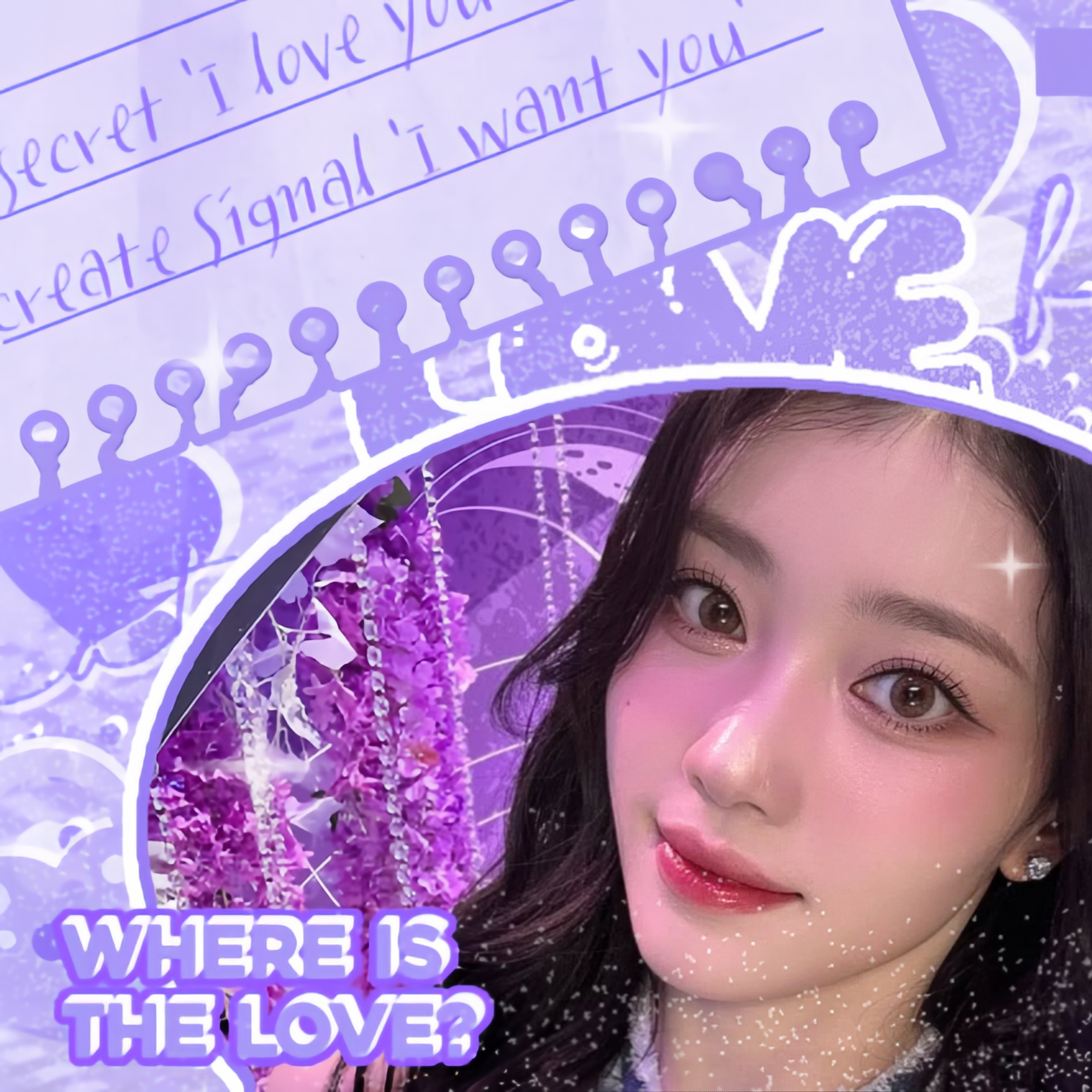 A moment captured by Xiao Ting (Kep1er)'s fan