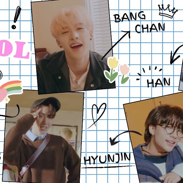 A moment captured by Stray Kids's fan