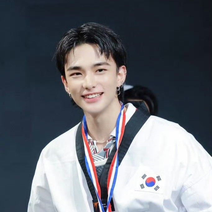 Recent activity shot of Hyunjin (Stray Kids)