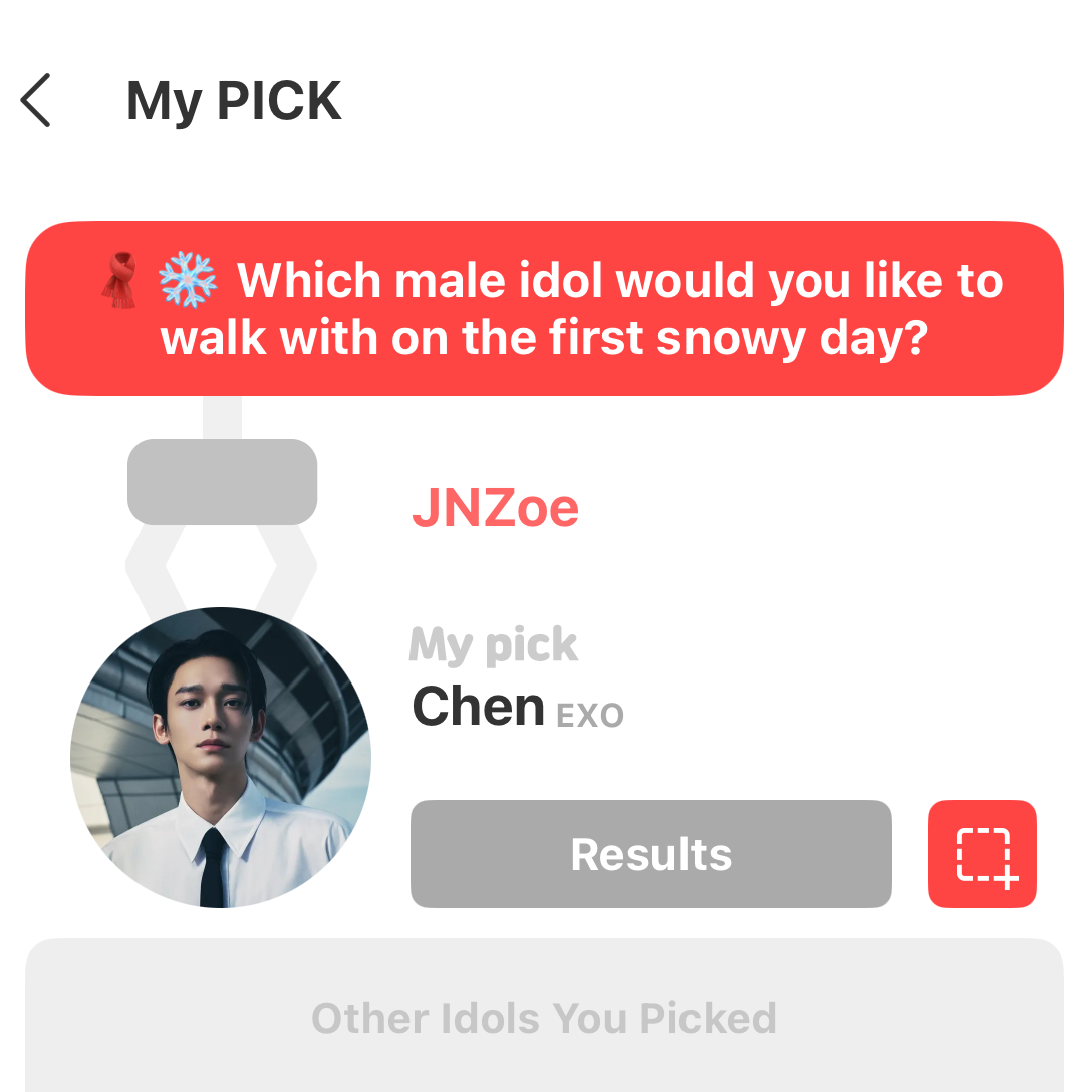 Behind-the-scenes cut of Chen (EXO)