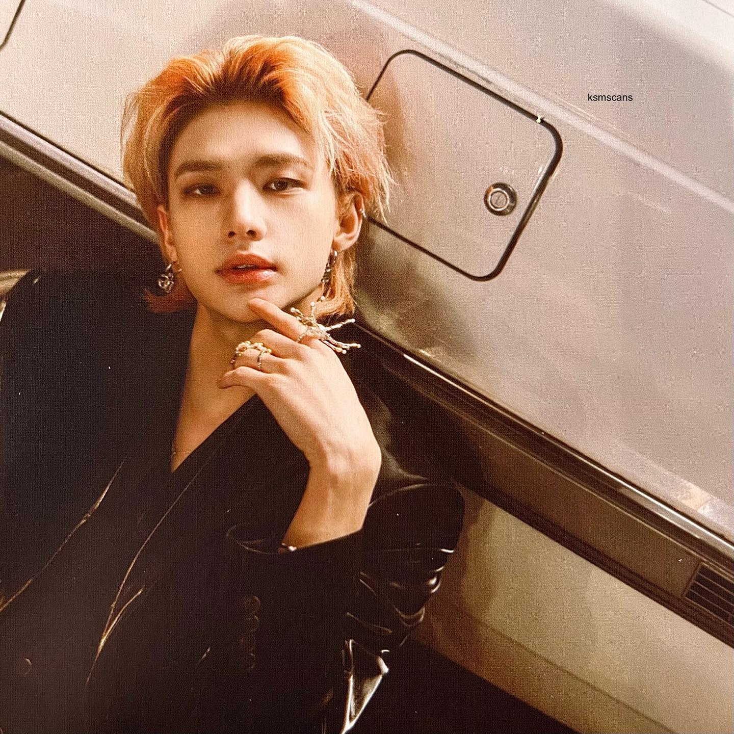 Behind-the-scenes cut of Hyunjin (Stray Kids)