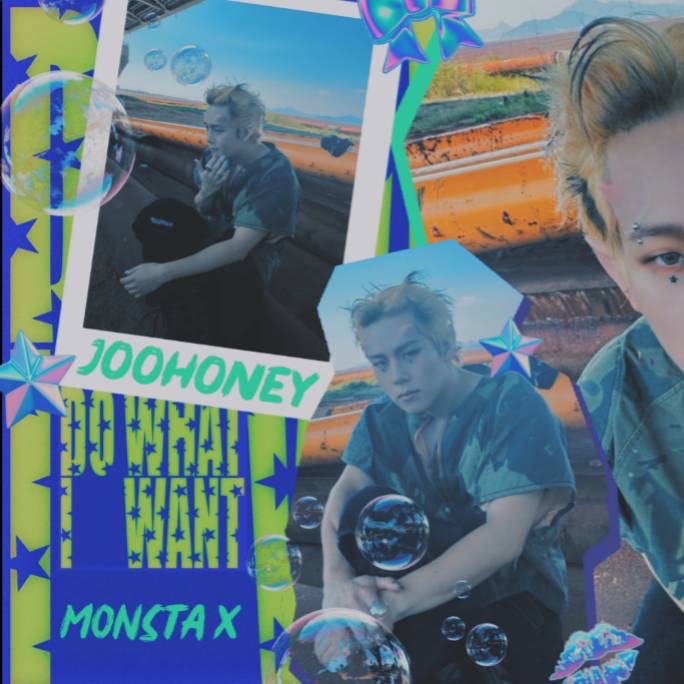 Recent activity shot of Joohoney (MONSTA X)