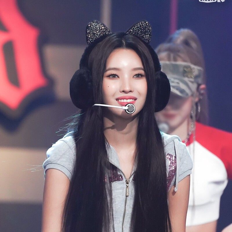A moment captured by Soyeon (i-dle)'s fan