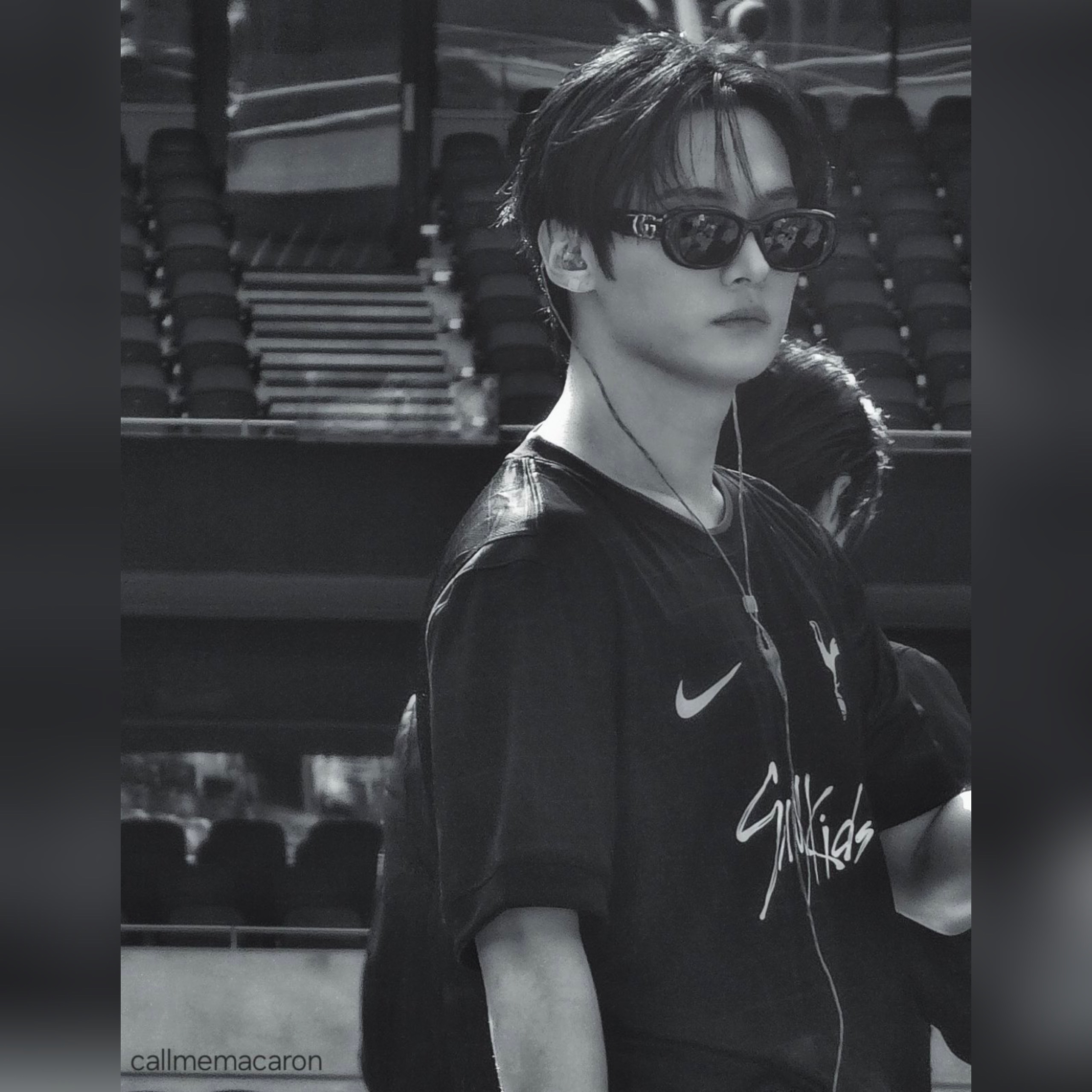 A moment captured by Lee Know (Stray Kids)'s fan
