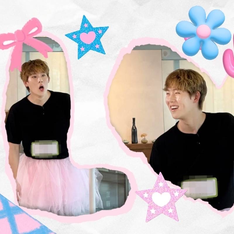A moment captured by Joohoney (MONSTA X)'s fan