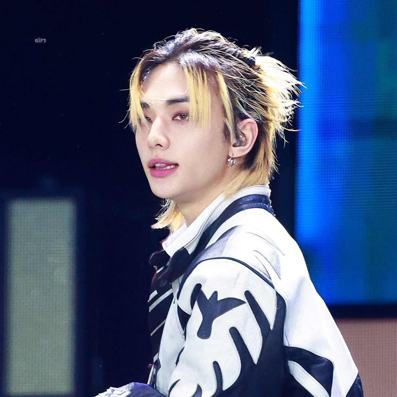 A moment captured by Hyunjin (Stray Kids)'s fan