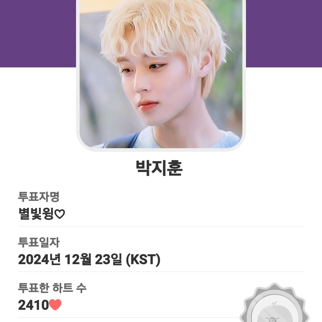 Latest photo of Park Jihoon