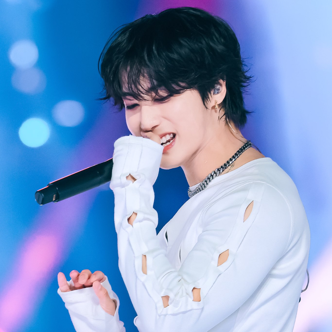 Momen yang diabadikan oleh penggemar HAN (Stray Kids)