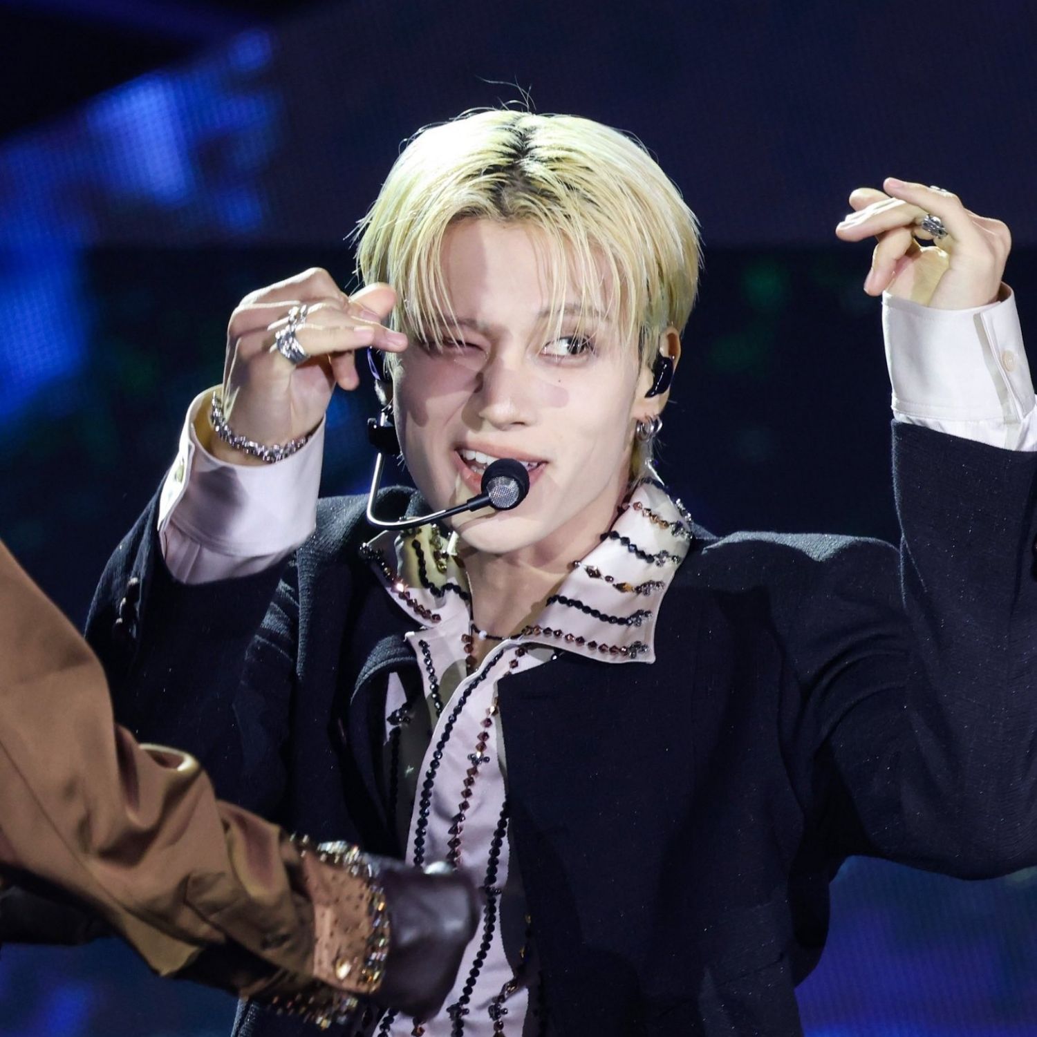 Recent activity shot of Wooyoung (ATEEZ)