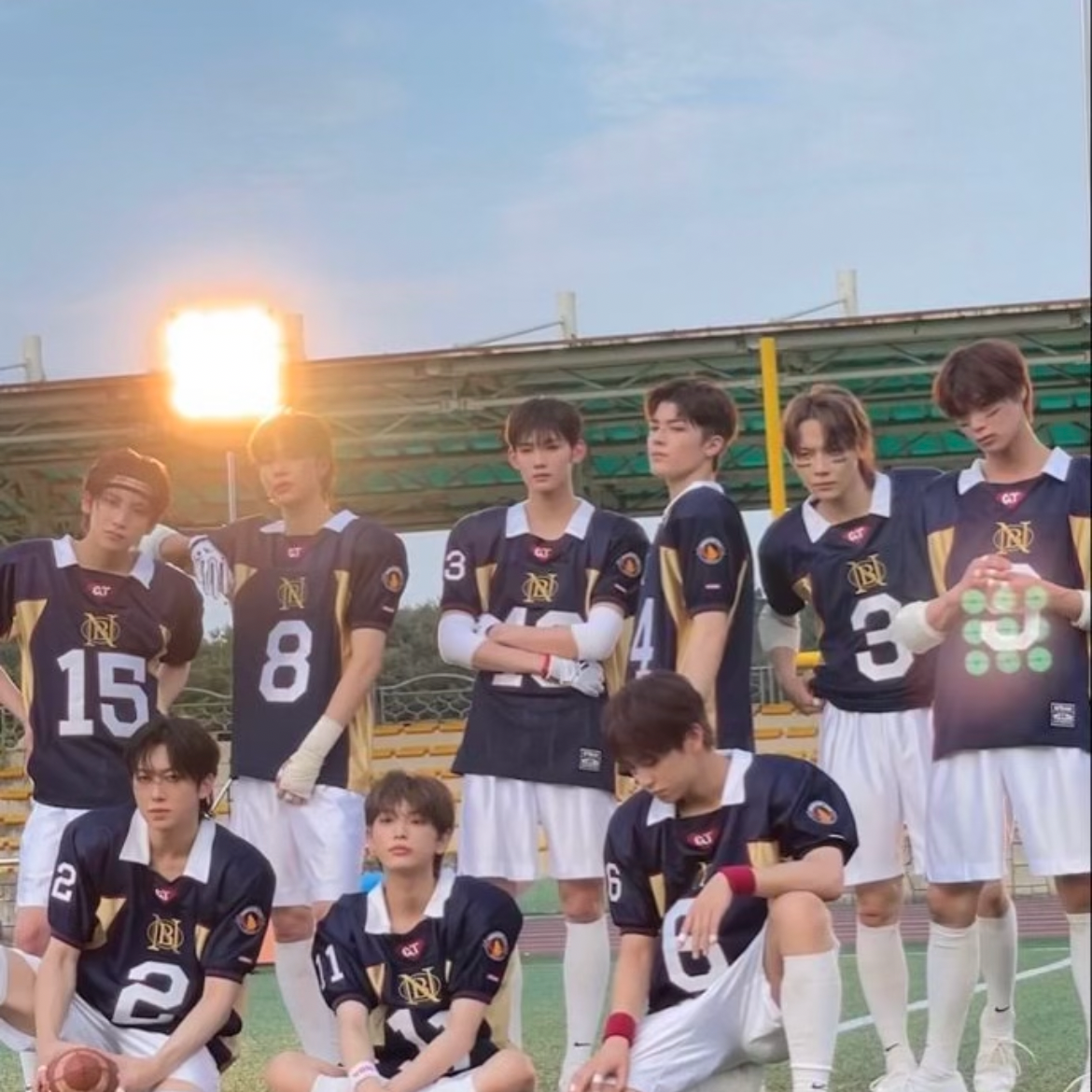 Behind-the-scenes cut of EJ (&TEAM)