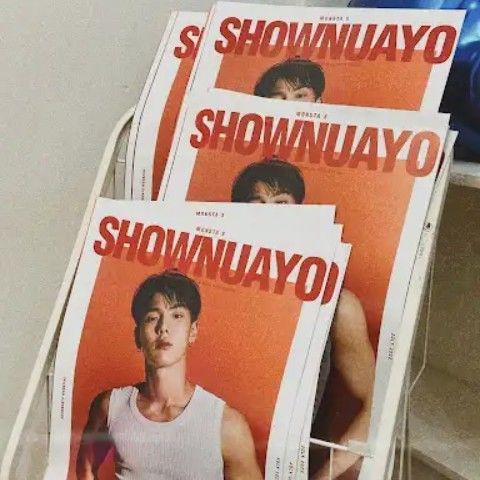 Recent activity shot of Shownu (MONSTA X)