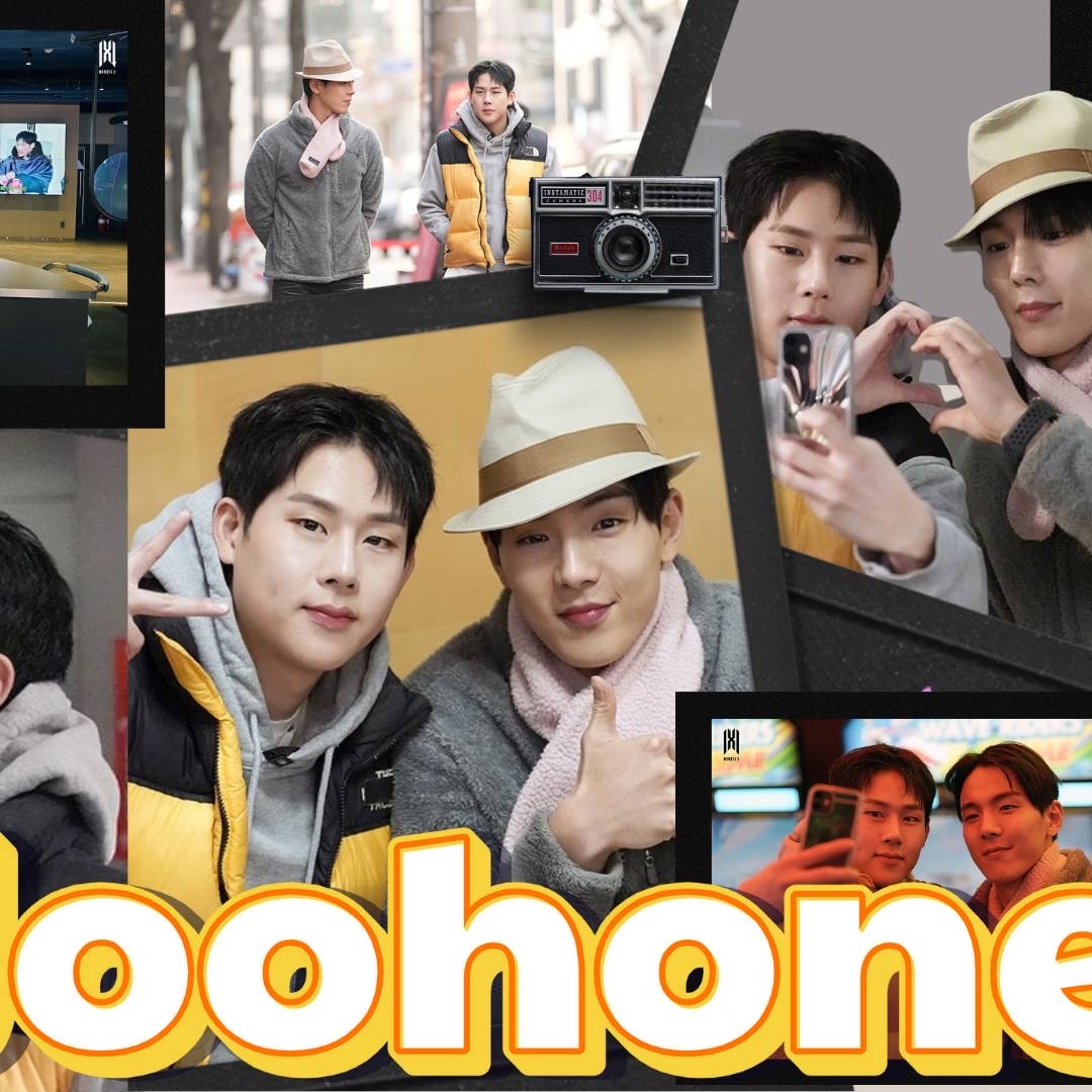 A moment captured by Joohoney (MONSTA X)'s fan