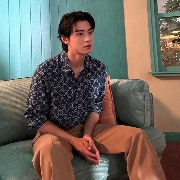 Recent activity shot of Eunwoo (ASTRO)