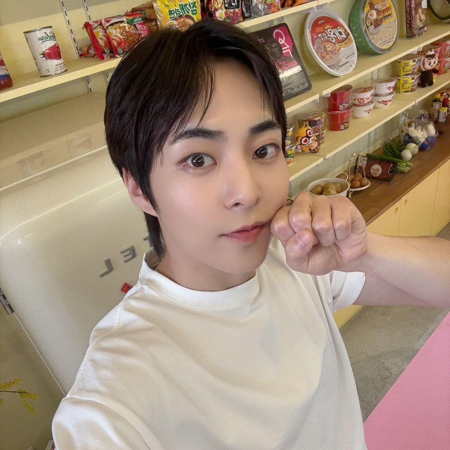 Recent activity shot of Xiumin (EXO)
