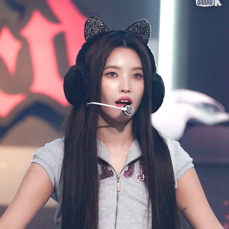 A moment captured by Soyeon (i-dle)'s fan