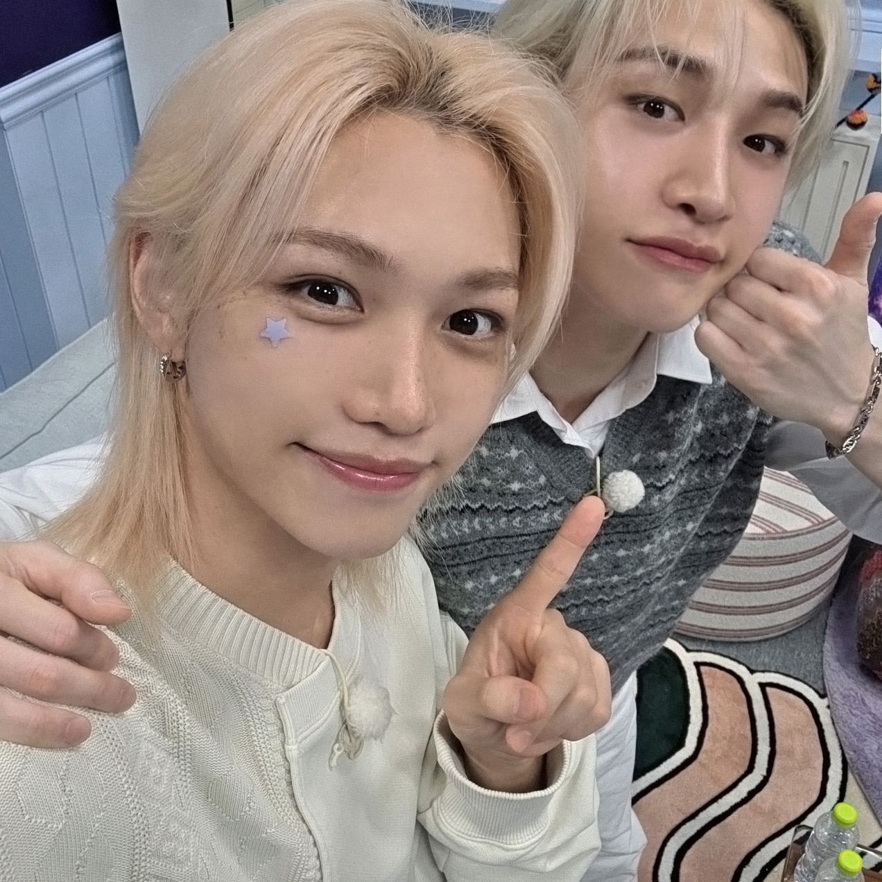 A moment captured by Felix (Stray Kids)'s fan