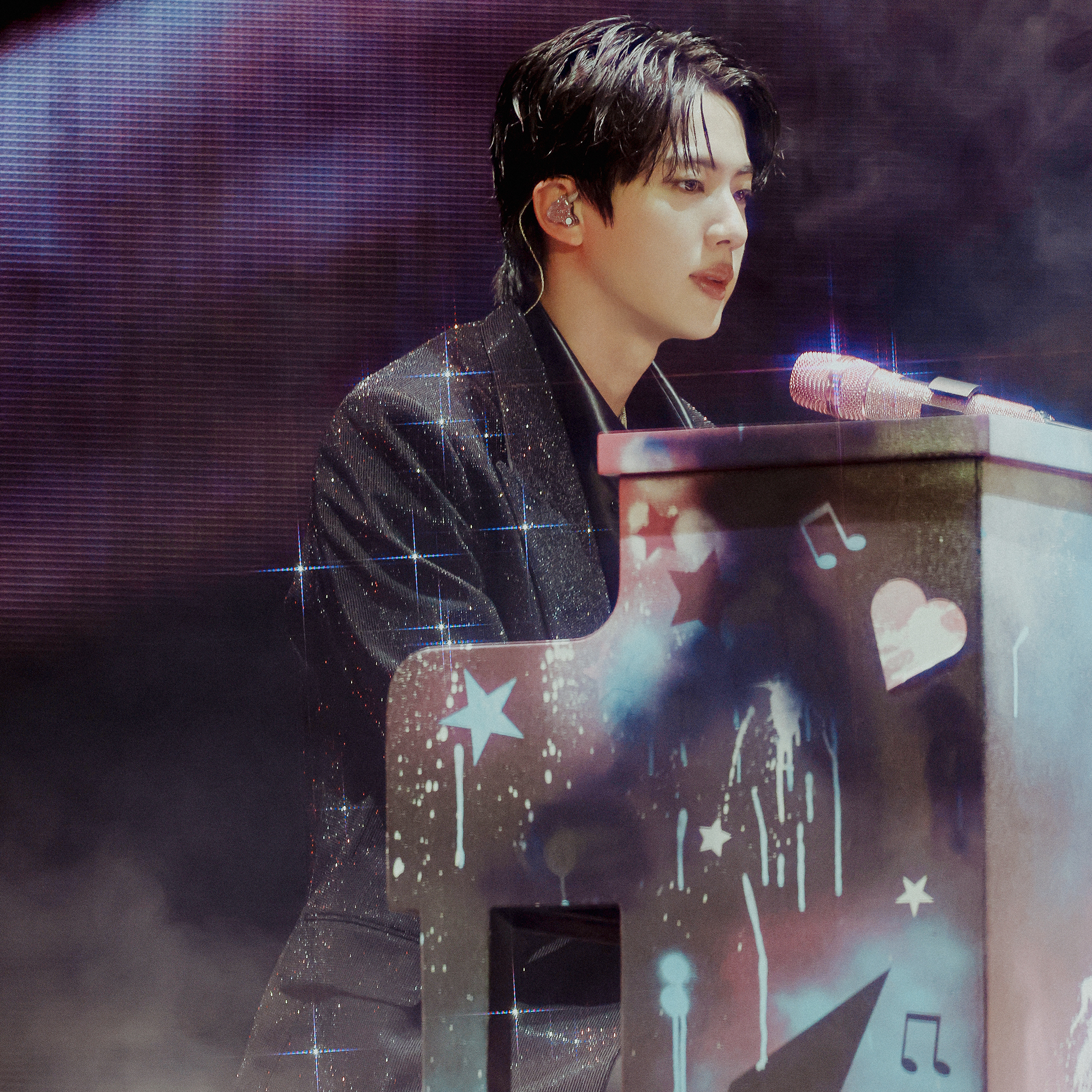 Recent activity shot of Jin (BTS)