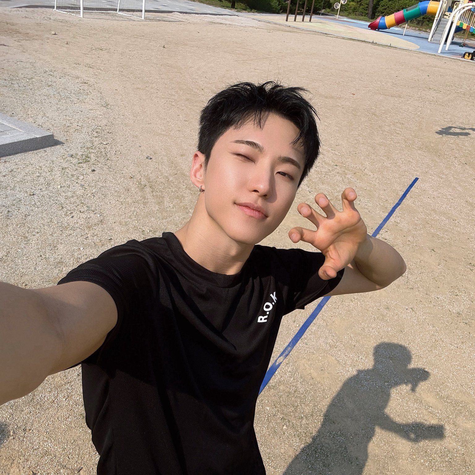 Recent activity shot of Hoshi (SEVENTEEN)