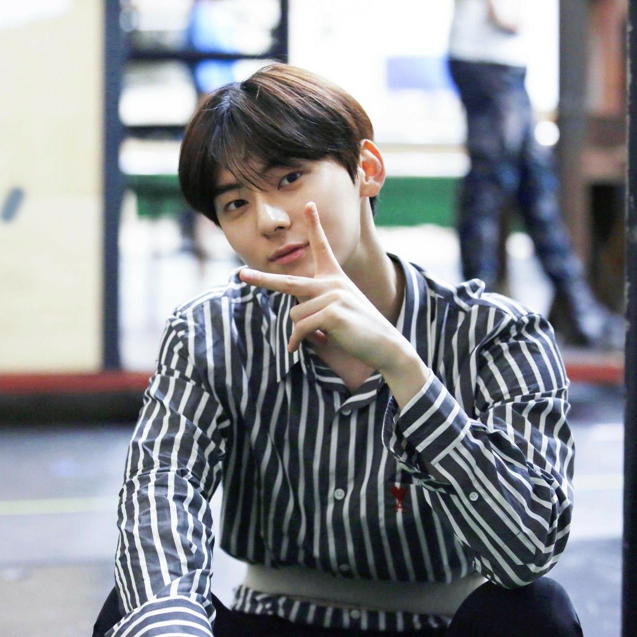 Behind-the-scenes cut of Hwang Minhyun