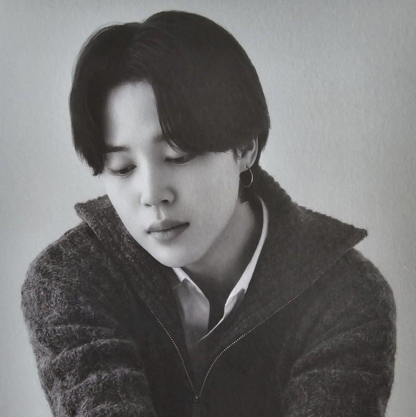 Recent activity shot of Jimin (BTS)