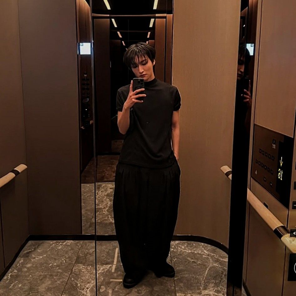 Recent activity shot of Seonghwa (ATEEZ)
