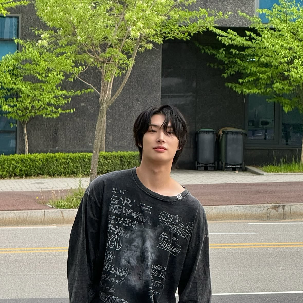A moment captured by Mingi (ATEEZ)'s fan