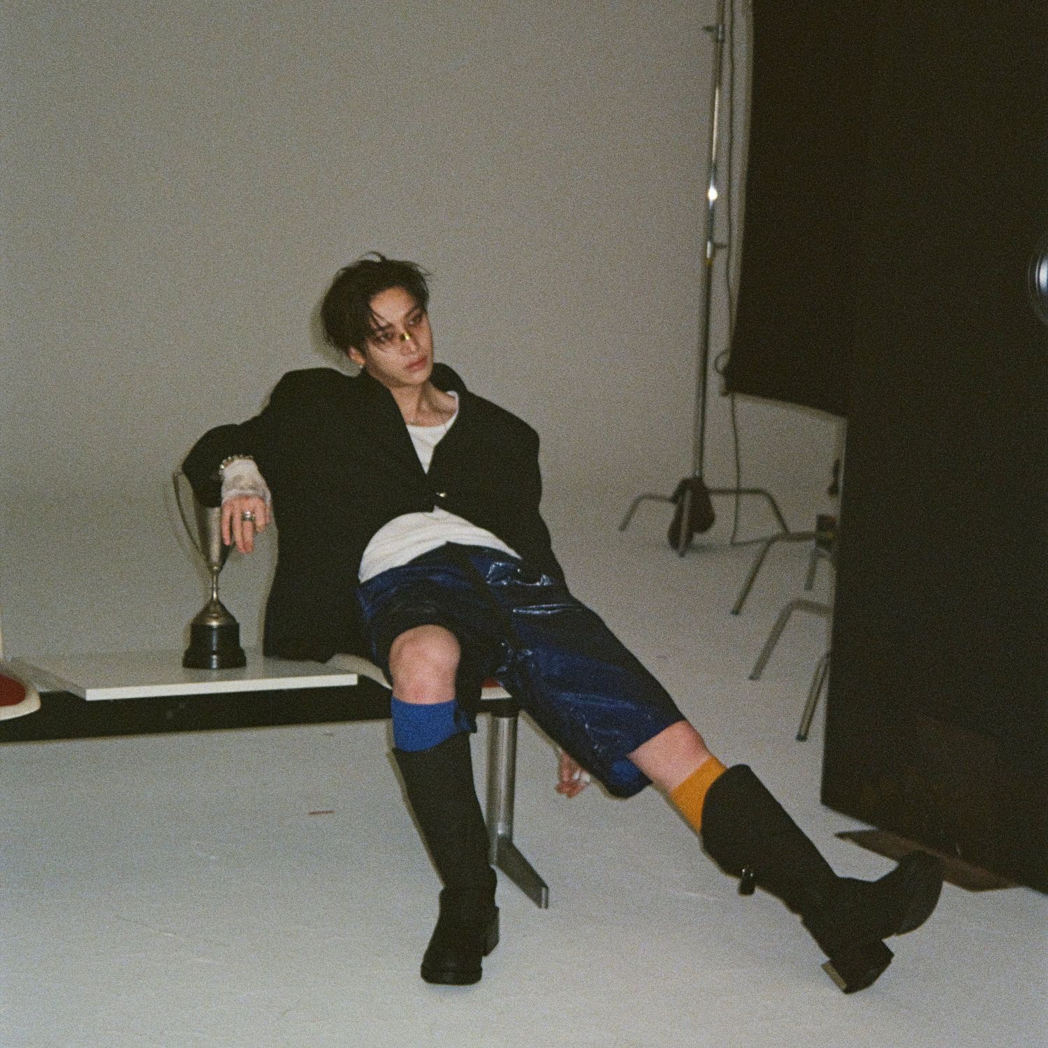 Recent activity shot of Bang Chan (Stray Kids)