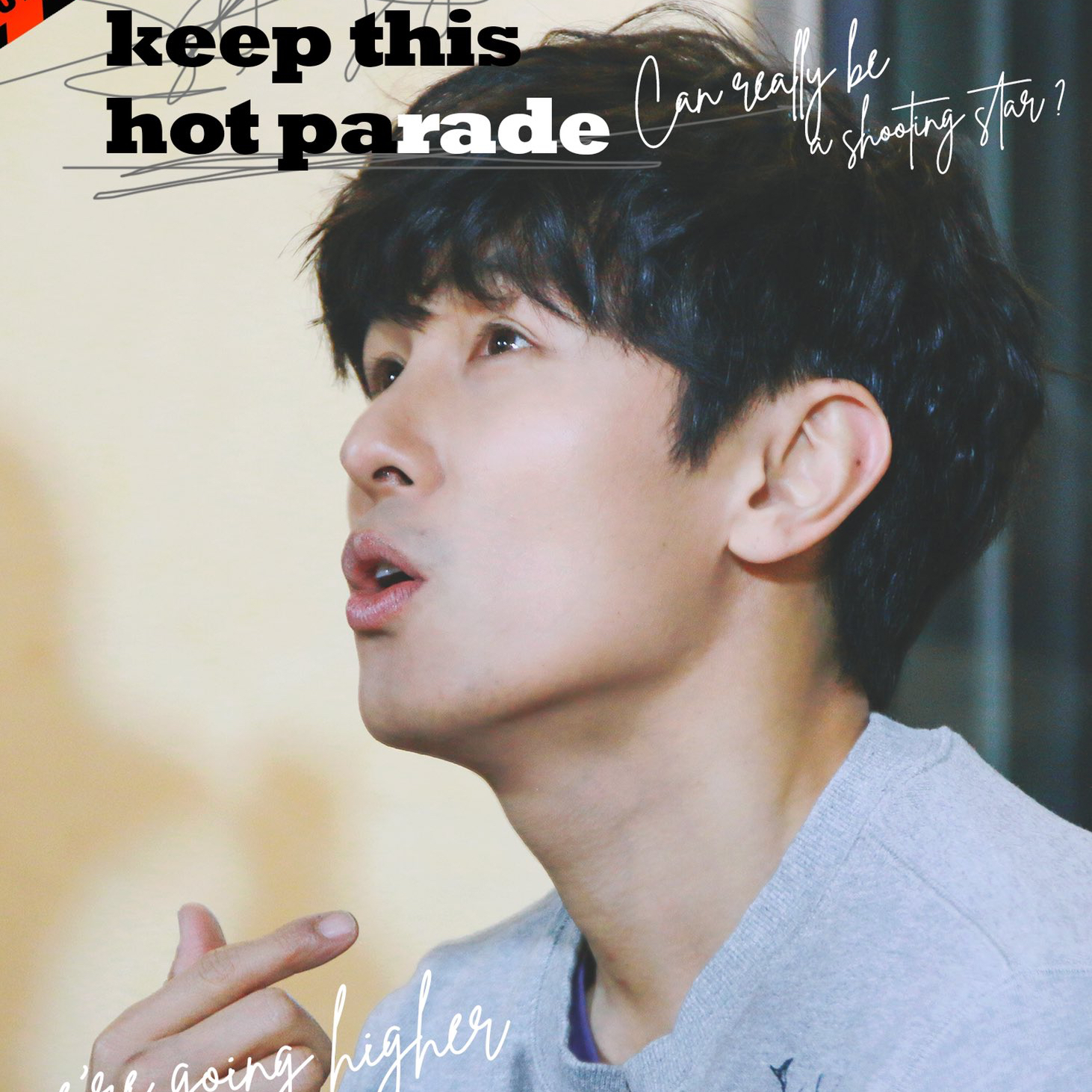 A moment captured by Kim Dongwan (SHINHWA)'s fan