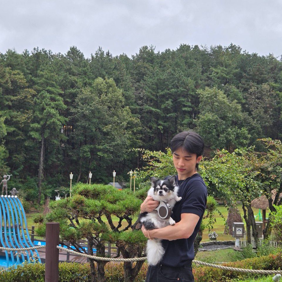 Recent activity shot of Hyunjin (Stray Kids)