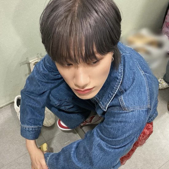 A moment captured by Bang Yedam's fan