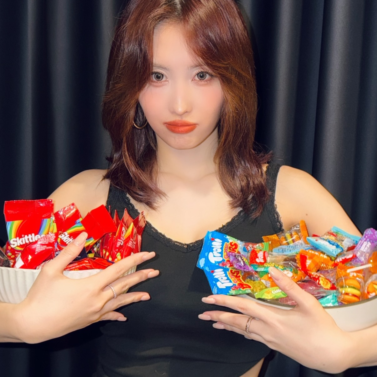 Momo (TWICE)粉丝拍下的瞬间