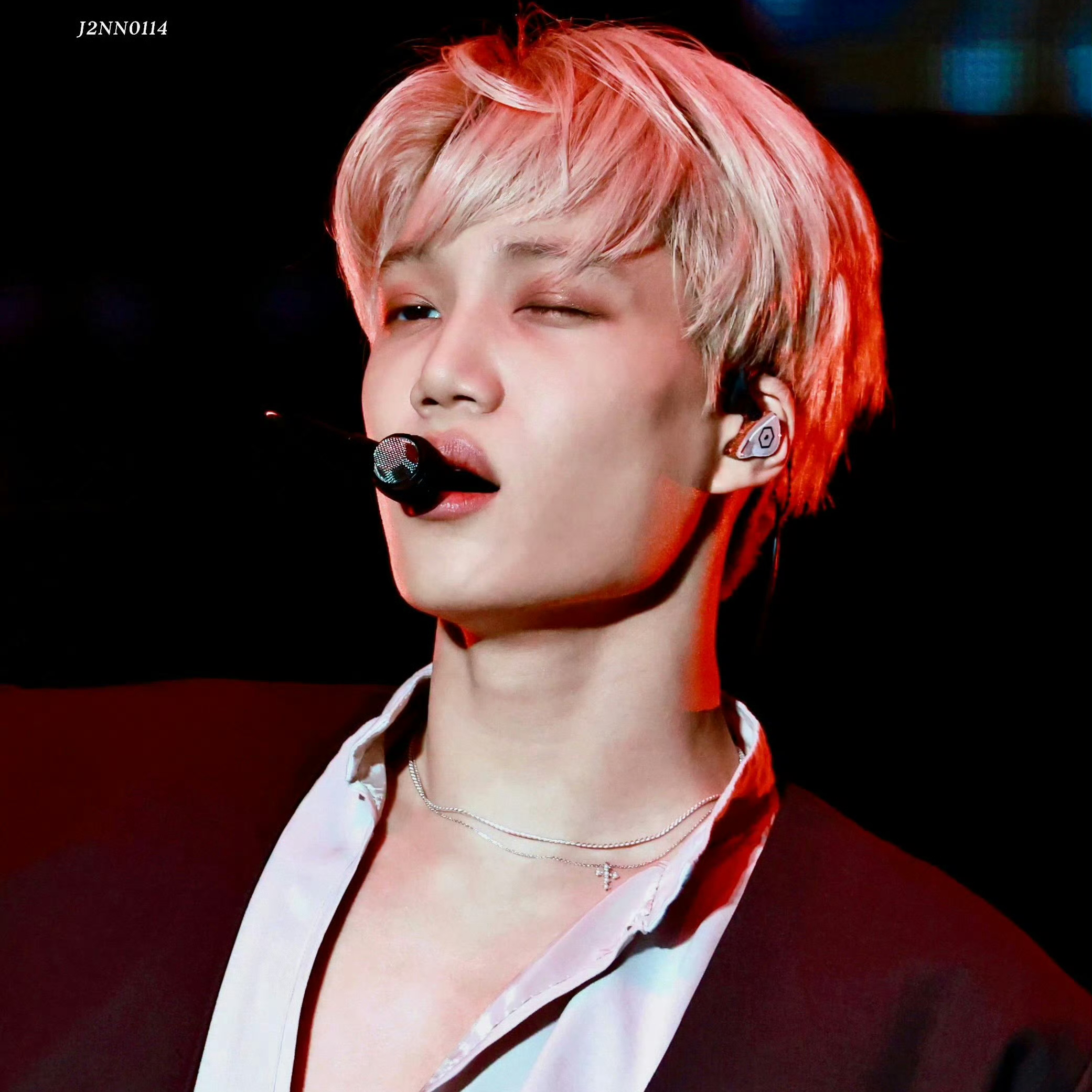 Momen yang diabadikan oleh penggemar Kai (EXO)