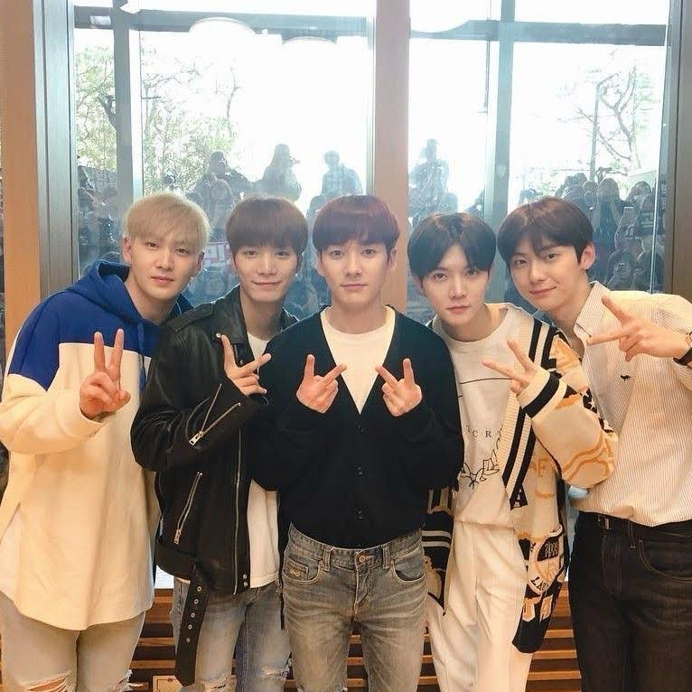 Recent activity shot of NU'EST