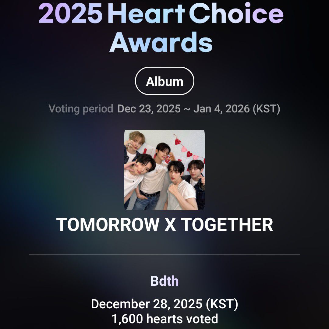 TOMORROW X TOGETHERの舞台裏ショット